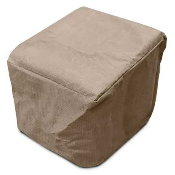 KoverRoos 36650 KoverRoos III 26 in. Ottoman-Small Table Cover, Taupe - 26 L x 26 W x 16 H in.