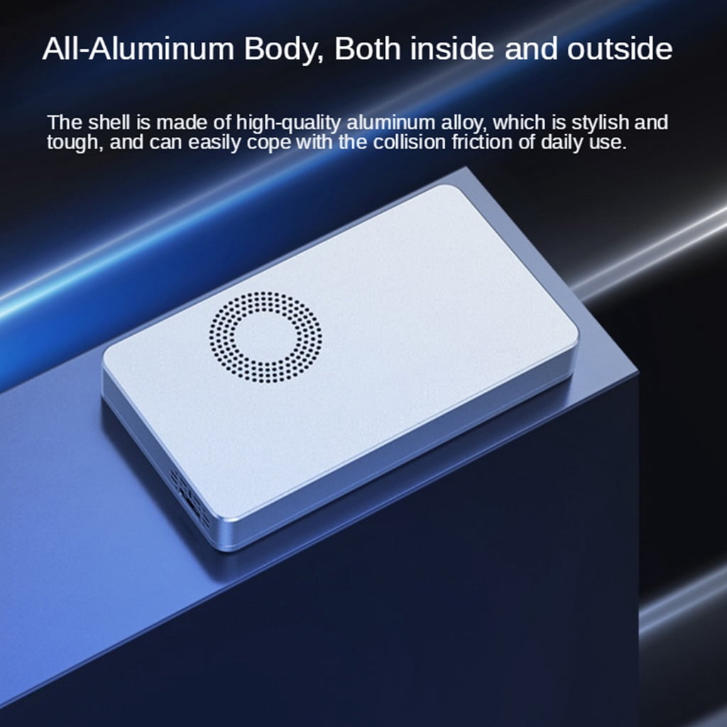Zeiwohndc for M.2 NVME HDD Enclosure Hard Disk Storage SSD Box USB3.1 NVME Self Cooling