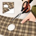 thumbnail image 6 of Yayeee Faucet Mat for Kitchen Sink 30" Diatomite Long Splash Guard Pad, Khaki Plaid Pattern, 2 Pack, 6 of 7