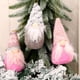 thumbnail image 4 of Advancent 4 unids/set tela Navidad muñeca sin rostro colgante lindo reemplazo hogar mimbre decoración accesorios con cordón Kits de decoración para fiestas Rosado, 4 of 6