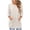 Beige(Womens Tops), variant on Womens 3/4 Sleeve Ribbed Knit Tunic Tops Casual Soft Loose Crewneck Long Shirts with Pockets Pullover