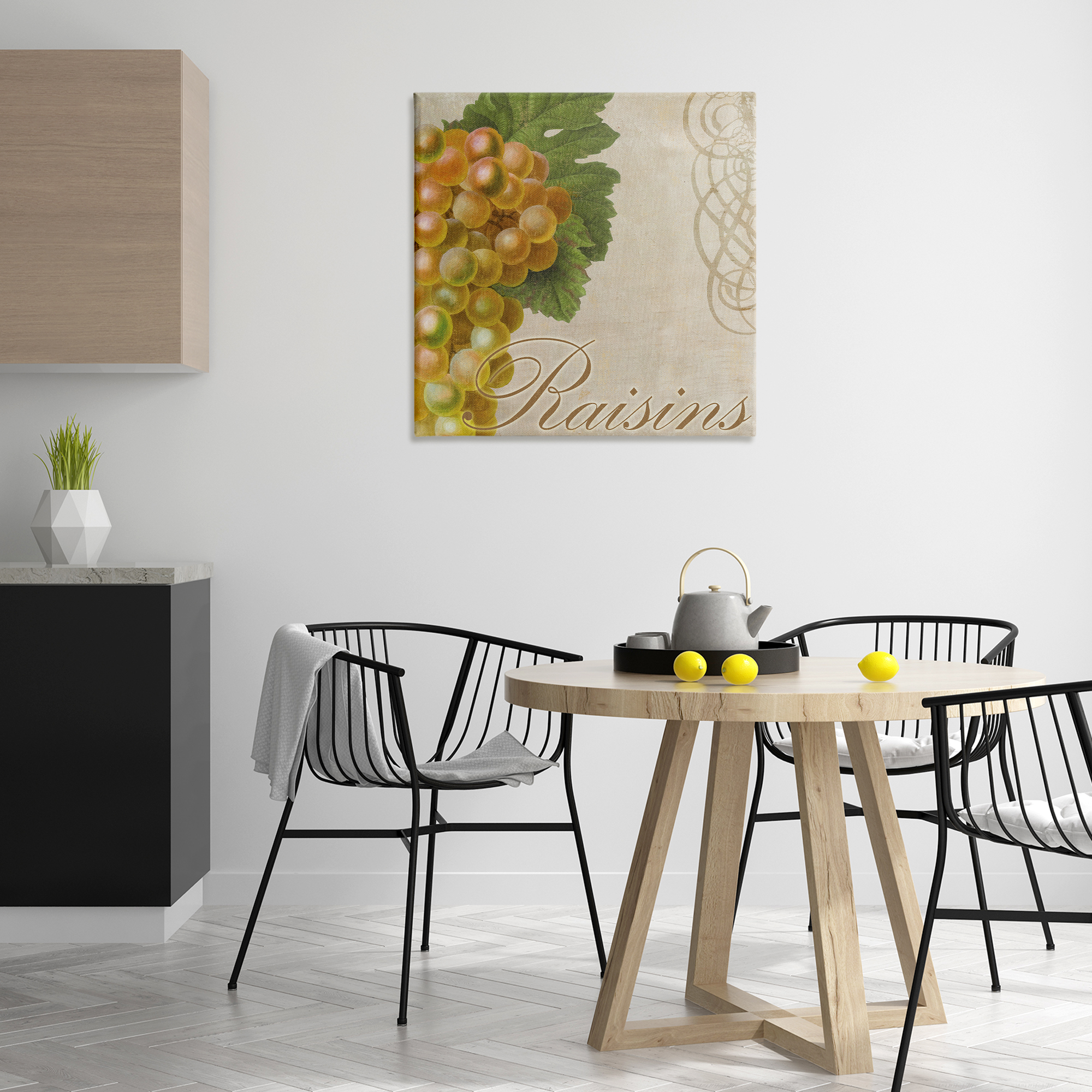 Stupell Industries Vintage French Grapes Food & Beverage Painting Wrapped Canvas Art Print Wall Art, 30 x 30
