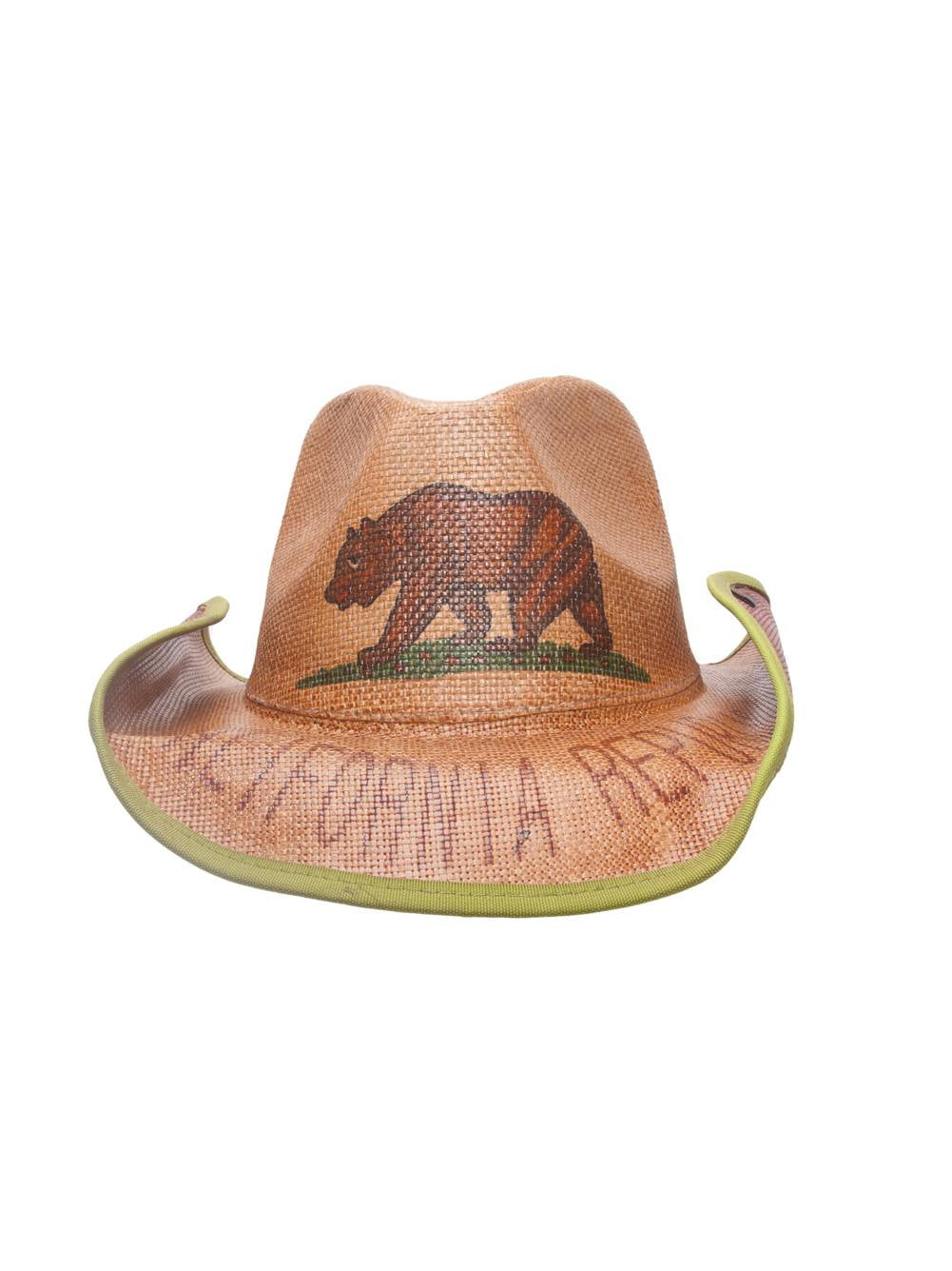 Chapeau Cowboy Cody James 7 5/8 20x Paille Ponderosa Feuille De Palmier Naturelle