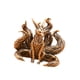 thumbnail image 5 of Estatua de en miniatura, escultura animal, artículo de colección, antigüedad, adorno de único, figura en miniatura de latón para estantes, 5 of 8