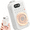 White, variant on Portable FM Radio, Clip on Mini Pocket Radio with Bluetooth Speaker, Digital Tuning, 650mAh Rechargeable Battery Support TF Card Play,Large Speaker,Sleep Timer,Earphone Jack,Easy for Elders Kids Use