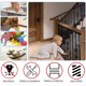 thumbnail image 3 of Red de protección para escaleras de 3 metros, red de seguridad, red de seguridad para niños, red de protección para escaleras para niños, red para balcones de bebés, red de seguridad para, 3 of 7