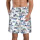 thumbnail image 1 of Balery Hawaii Palms Traje de Baño Estilo Hawaiano para Hombre, Shorts de Secado Rápido con Bolsillos-Large, 1 of 6