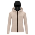thumbnail image 3 of Kilaqueen Hoodies for Children Sun Protection Long Sleeve Zipper Cardigan with Face Mask Built in Casual Solid Color Quick Dry Breathable Summer Cooling Hiking Shirts, 3 of 6