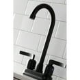 thumbnail image 4 of Kingston Brass KB8490EFL Centurion Bar Faucet, Matte Black, 4 of 5