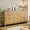 C, variant on Akaber 6 Drawer Dresser for Bedroom, Fluted Tall Dresser 48" Wide Handleless Chest of Drawers with Rounded Corners, Modern Wood Dresser, Organizer Storage, Natural Oak