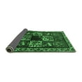 thumbnail image 2 of Ahgly Company Indoor Square Animal Emerald Green Traditional Area Rugs, 5' Square, 2 of 4
