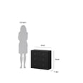 thumbnail image 3 of Tvilum Studio 3-Piece Bedroom Set - 6 Drawer Double Dresser And Chest Set Of 2, Black, 3 of 11