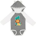 thumbnail image 3 of Inktastic First Birthday Boy Lion 1 Year Old Boys or Girls Long Sleeve Baby Bodysuit, 3 of 5