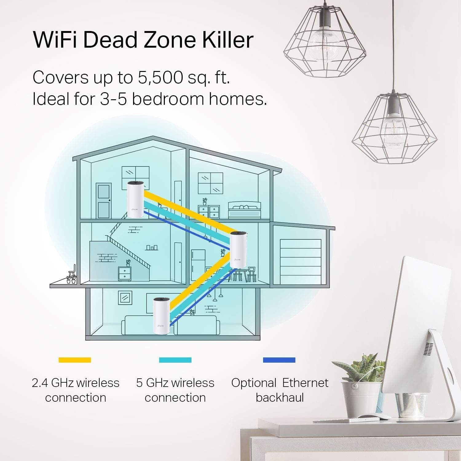 TP-Link Deco Whole Home Mesh WiFi System – Up to 5,500 Sq. Ft