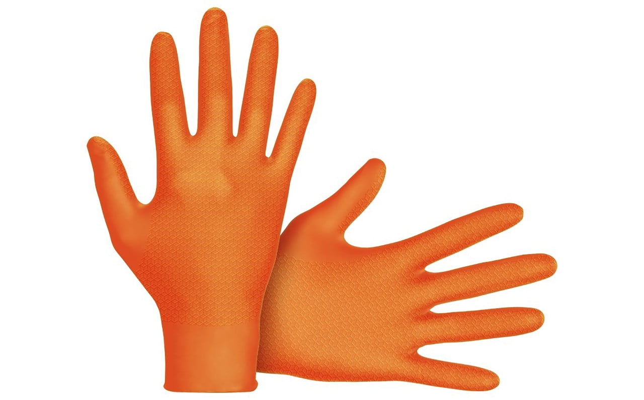 Astro-Grip 66474 Powder-Free Exam Grade Nitrile Disposable Gloves - 7 Mil, Size XL, 100 Gloves/Box, 10 boxes/case