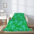 thumbnail image 2 of Rateoe Octopus1 Pattern Flannel Throw Blanket, Ultra-soft Blanket for Bed, Couch, Car, Hypoallergenic Anti-pilling blanket-80"x60"(Vertical), 2 of 6