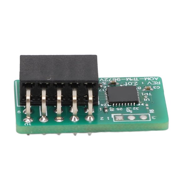 TPM 2.0 Module, PCB 10Pin SPI AOM TPM 9672 TPM 2.0 Module Trusted Platform for Quantum Computers