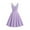 Purple, variant on QUNYINEY Casual Women Dresses Sleeveless Solid A-Line Dress Lace Crew Neck Flowy Midi Sundress