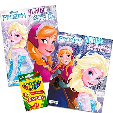 Download Disney Frozen Coloring Book Set With Crayons (Bundle with ...