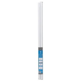 John Sterling Pro 48 in. L X 1-1/4 in. D Adjustable White Steel Closet Rod John Sterling Pro 48 in. L X 1-1/4 in. D Adjustable White Steel Closet Rod
