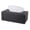Black, variant on High-end Fashion PU Leather Tissue Box Holder Black with lid, Rectangular Napkin Facial Tissues Holder Dispenser,Home Office Car Tissue Box Cover Decorative Container with Magnetic Bottom (Black)