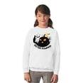 thumbnail image 2 of Awkward Styles Halloween Youth Sweatshirt Sister Girls Pumpkin Crewneck Tops for Kids, 2 of 4
