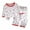 Red, variant on Loopsun Toddler Summer Pajamas, Pajama Sets for Toddler, Toddler Kids Girls Boys' Casual Long Sleeve Casual Thin Home Clothing Two Piece Set Brown 8-9 Years