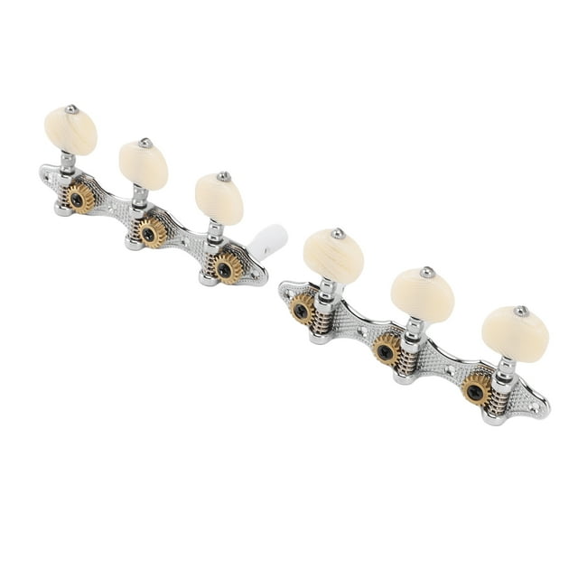 2 Set Guitar Tuners Machine Heads Tuning Keys String Pegs 3L3R Classical Guitar Supplies