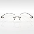 thumbnail image 4 of D-GROEE Unisex Lightweight Rimless Resin Light Reading Glasses +1.00 to +4.00, 4 of 6