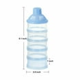 thumbnail image 4 of 3-5 Layers Baby Milk Powder Formula Dispenser Stackable Storage Container Box, 4 of 8