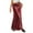 Red, variant on Horkkom Maxi Skirts for Women Solid Color Elastic Waist Drawstring Corduroy Skirt Winter Soft Casual Skirts Bust: 80cm/31.50'', Gifts for Women