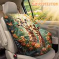 thumbnail image 3 of KUIFORTI Baby Car Seat Cover, Lightweight Car Seat Sunshade Cover, Heat & Sun Seat Reflector to Maintain a Cool Temperature for Baby, Toddler Car Accessories, Giraffe, 3 of 7