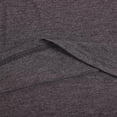 thumbnail image 5 of Women's Solid Color Round Neck Short-sleeved Splicing Shutdown T-shirt Top, 5 of 6
