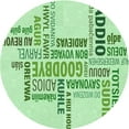 thumbnail image 1 of Ahgly Company Indoor Round Patterned Mint Green Area Rugs, 7' Round, 1 of 1