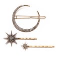 thumbnail image 1 of Vintage Moon Snowflake Star Pinza para el cabello - Horquilla de aleación para mujer Clip lateral Accesorios para el cabello para mujeres Niñas Peinado grueso MFZFUKR 223493-3, 1 of 8