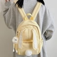 thumbnail image 5 of UJNDER School Backpack for Girls Cute Bunny Ear Design Lightweight Backpack, School Daypack for Middle Schoolers and Outdoor Adventures Book Bag for Girls Yellow,One Size, 5 of 5
