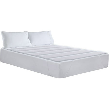 Ultrasoft Fleece Pillow Bed Mattress Pad, White