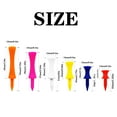 thumbnail image 5 of Huhudde 50 Pieces Golf-Tees Step Down Unbreakable Reusable Bulk Profession Height Control Tees for Practice, 5 of 19