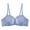 Sky Blue, variant on Women's Push Up Bra Racerback Front Closure Bras Lace Padded Underwire Floral Plus Size Seamless Bra for Large Bust