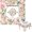 Assorted, variant on Mahjong Tablecloth with Game Rules, 55" x 55" Pink Block Flower