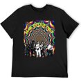 thumbnail image 3 of Blue Oyster Rock Mens Short Sleeve Crewneck T-Shirt 80s 90s Graphic Tees Shirts Top, 3 of 7