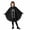 Black, variant on Girls Hooded Jumpsuits Long Sleeve Graphic Bluses Halloween Theme Dress Up Party Stylish Performance Tops for Girls