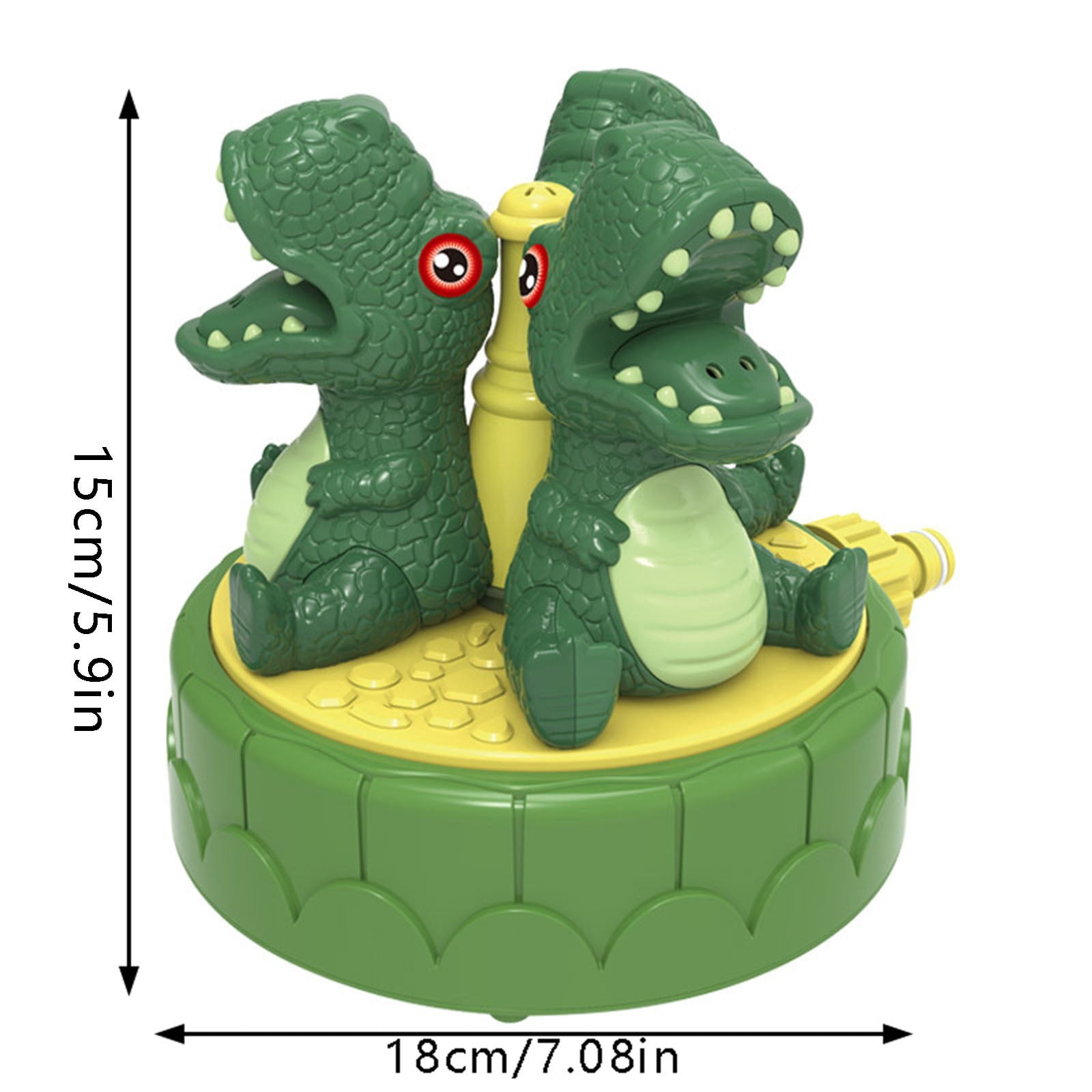 Outdoor Toys Water Sprinkler For Kids KKUYT Dinosaur Splashing Water Toy Nozzle Summer Play For Boys Girls 8 Years