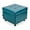 Blue With Storage, variant on H&B Luxuries Tufted Leather Square Flip Top Storage Ottoman Cube Foot Rest