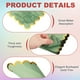 thumbnail image 3 of Uxcell 50 Pcs Servilletas de cóctel con borde ondulado y dorado, servilletas de papel desechables de 5 x 5 pulgadas para decoración de mesa de fiesta de compromiso, boda y aniversario, verde pálido, 3 of 7