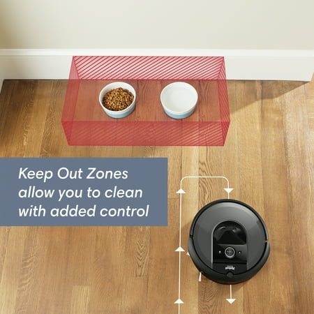 iRobot - Roomba i7 Wi-Fi Connected Robot Vacuum - Charcoal