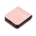 thumbnail image 6 of ELEHOLD Leather Case for Samsung Galaxy Z Flip5 2023,Shockproof Premium PU Leather Emboosed Pattern Slim Lightweight Anti-Scratch Case Cover for Samsung Z Flip5 5G,Pink, 6 of 8