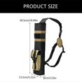 thumbnail image 3 of Light weight Back Arrows Quiver Adjustable Arrows Backpacks Bag Quiver Arrows Holder Shoulder Hanged Adjustable Quiver khaki 26-27s, 3 of 5