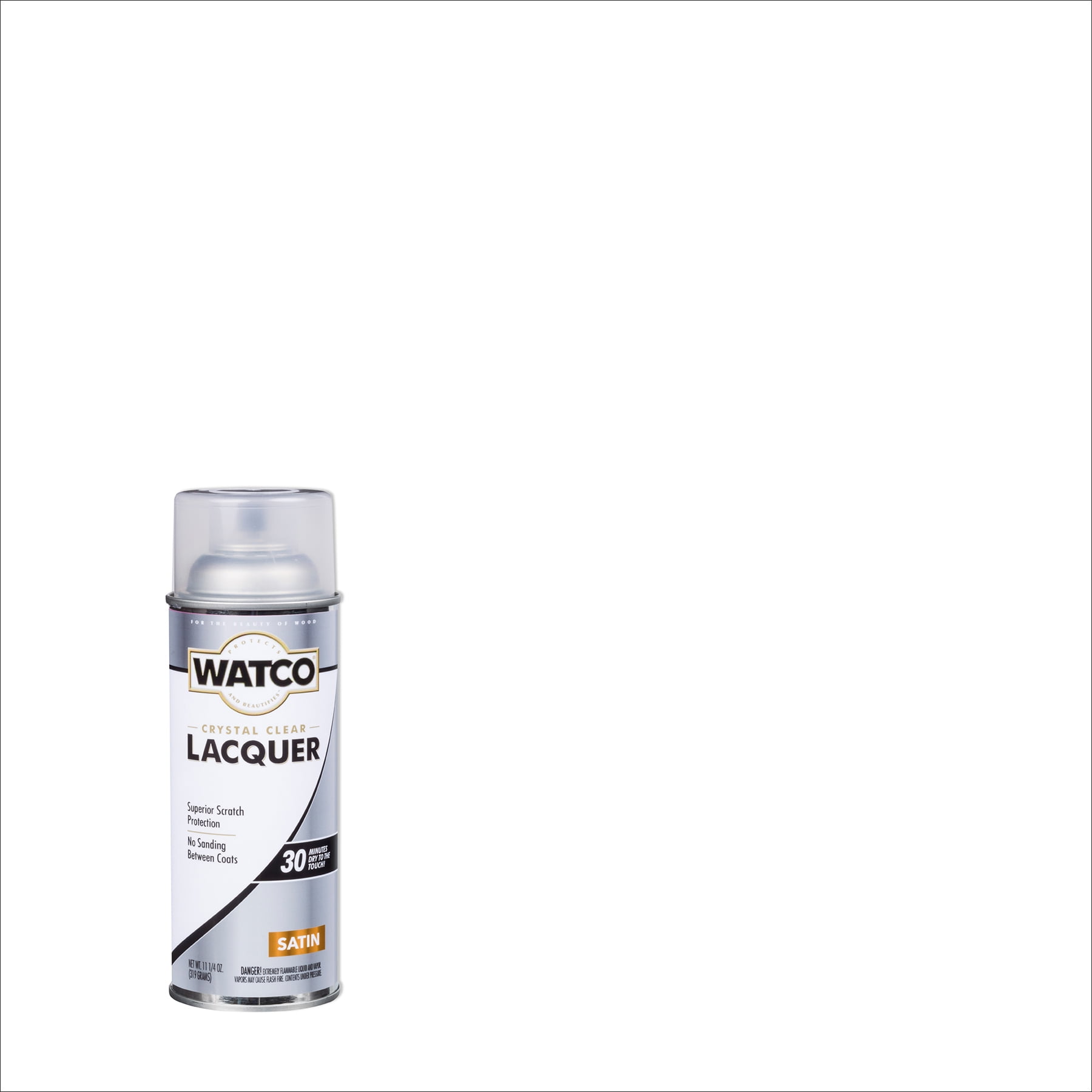 Watco Companies Satin Clear Lacquer Spray, 11.25 oz Wood Finish