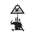 thumbnail image 2 of Meyda 150573 22 in. Wildlife on The Loose with Lighted Base Table Lamp, Black & Na, 2 of 4